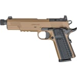 Springfield Armory 1911 Operator .45 ACP 5" Threaded Bbl Coyote Brown Handgun w/ AOS Plate, U-Notch Tritium Sights, 2x8rd Mags POT9230CBAOS - Additional Image 3