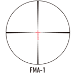 March FX Tactical Gen II 5x-40x56 FMA-1 Reticle 1/8 MOA Illuminated FFP Riflescope D40V56FIMA8-G2-FMA-1 - Reticle Image 1