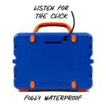 Turtlebox GameDay Series 2.0 Original Outdoor Bluetooth Speaker w/ Party Mode, Waterproof, 25hr Battery, Blue/Orange TB-ORIG-G3-BLUE-WHT-BLORG-2 - Additional Image 3