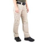 First Tactical Women's V2 Tactical Pants 2-Way Stretch Water Resistant Double-Dyed Khaki 124011-055 - Additional Image 5