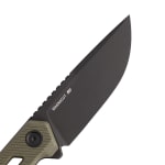 Tekto X1 Black MagnaCut Drop Point Blade OD Green G10 Handle Black Accents Fine Edge Fixed Knife X1R-G10OD-MCBK1-A1 - Additional Image 2