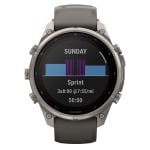 Garmin Fenix 9 Pro 47mm Titanium Smartwatch w/ Solar Display, Pebble Gray-Silver Gray Silicone Band 010-04338-05 - Additional Image 8