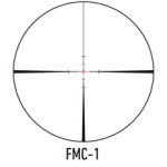March F Tactical 1-8x24mm FFP FMC-1 Reticle 0.1MIL 6Level Illum Riflescope D8V24FIML-FMC-1 - Reticle Image 1