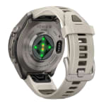 Garmin Fenix 9 Pro 43mm Titanium Smartwatch w/ inReach, AMOLED Display, Fog Gray-Dark Sandstone Silicone Band 010-04335-80 - Additional Image 10