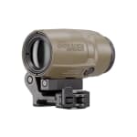 Sig Sauer JULIET3T-AMR 3x22mm Compact Magnifier w/ Flip to Side Mount, Auto-Modified Reticle System, IPX8 Waterproof, Aluminum Housing, FDE SOJ3MT11 - Additional Image 1