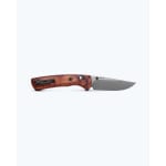 Benchmade SlipRidge Drop-Point MagnaCut Stainless Steel (60-62 HRC) Blade Dark Brown Stabilized Wood Handle Knife 15090 - Additional Image 2