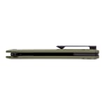 Tekto F2 Bravo Black D2 Blade OD Green G10 Handle Black Titanium Accents Fine Edge Folding Knife F2R-G1OD-D2BK1-A1 - Additional Image 2