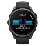 Garmin Fenix 9 47mm Carbon Gray DLC Titanium-Color Smartwatch w/ Built-In Flashlight, AMOLED Display, Black Silicone Band 010-04762-10 - Additional Image 7