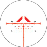 Colt Optics VMR 1-8x28 34mm FFP QR-19 MOA BDC Duplex Ranging Reticle Telescopic Black Riflescope w/CR2032 Battery V107-101 - Reticle Image 2