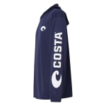 Costa Del Mar Lifestyle Technical Hood T-Shirt Mens Navy FQA400039-602 - Additional Image 1