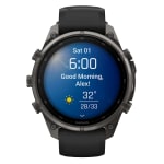 Garmin Fenix 9 Pro 47mm Carbon Gray DLC Titanium Smartwatch w/ Built-In Flashlight, AMOLED Display, Black-Pebble Gray Silicone Band 010-04336-15 - Additional Image 9