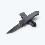 Benchmade Shootout Out-the-Front Auto Dark Grey Drop-Point Knife 5371BK-05 - Additional Image 7