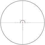 Vector Optics S10 1-10x24i SFP Illuminated Riflescope Kit w/30mm 1-Piece 1.93" Mount, VS10-2 MOA Reticle, Honeycomb Shade, Extra Ring Caps OPSL139 - Reticle Image 2