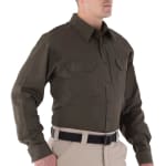 First Tactical Men's V2 Tactical Long Sleeve Shirt Ranger Green 111006-610 - Additional Image 2