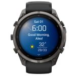 Garmin Fenix 9 Pro 51mm Carbon Gray DLC Titanium Smartwatch w/ Built-In Flashlight, AMOLED Display, Black-Pebble Gray Silicone Band 010-04337-15 - Additional Image 8