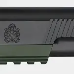 Springfield Armory 1911 Loaded .45 ACP 5" Bbl OD Green Handgun w/ 3-Dot Tritium Sights, Speed Trigger, Accessory Rail, 2x7rd Mags PX9105MLCA18 - Additional Image 1