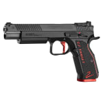 CZ-USA Shadow 2 Target 9mm 6" Bbl Steel Frame Black Pistol w/ (1)x17rd Magazine, Nitride Slide, Adjustable Sights 91247 - Additional Image 1