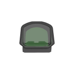 Vector Optics Frenzy F3 26x32mm Multi-Reticle Green Dot EDC Sight GIN Footprint with Auto On/Off, NV Settings, Side-Load Battery SCRD-GM79 - Additional Image 8