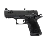 Staccato Premium HD C3.6 9mm DLC Barrel Black Trijicon Night Sight Pistol 4x 15rd 15rd Mags (MecGar) w/X-Series Serrations 20-2601-000107-01