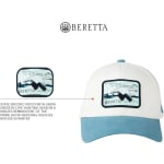 Beretta Delaware USA 250 Hat Grey & White OSFA BDE87T16750954