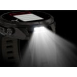 Garmin Fenix 9 Pro 43mm Carbon Gray DLC Titanium Smartwatch w/ Built-In Flashlight, AMOLED Display, Black-Pebble Gray Silicone Band 010-04335-15 - Additional Image 12