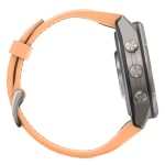 Garmin Fenix 9 Pro 43mm Titanium Smartwatch w/ inReach, AMOLED Display, Shell Pink-Autumn Orange Silicone Band 010-04335-00 - Additional Image 4