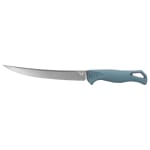 Benchmade Fishcrafter 7" Fixed Blade Trailing-Point Depth Blue Santoprene Knife 18010