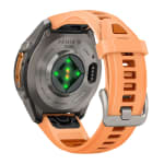 Garmin Fenix 9 Pro 43mm Titanium Smartwatch w/ Built-In Flashlight, AMOLED Display, Shell Pink-Autumn Orange Silicone Band 010-04335-05 - Additional Image 10
