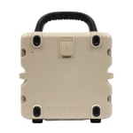 Turtlebox CUB Outdoor Bluetooth Speaker with 2-Unit Pairing & Party Mode, Steel Tie-Downs, 8.6"x7.2"x5.8", 5.3lbs, Tan TB-CUB-G1-TAN-1 - Additional Image 1