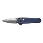 Benchmade Lowden AXIS Flipper Spear-Point Crater Blue Aluminum Knife 491