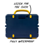 Turtlebox GameDay Series 2.0 Original Outdoor Bluetooth Speaker w/ Party Mode, Waterproof, 25hr Battery, Blue/Maize TB-ORIG-G3-NAVY-MAIZ-MAIZ-2 - Additional Image 3