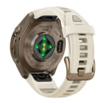 Garmin Fenix 9 Pro 43mm Autumn Gold Titanium Smartwatch w/ Built-In Flashlight, AMOLED Display, Cream-French Gray Silicone Band 010-04335-25 - Additional Image 9