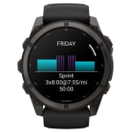 Garmin Fenix 9 51mm Carbon Gray DLC Titanium-Color Smartwatch w/ Built-In Flashlight, AMOLED Display, Black Silicone Band 010-04763-10 - Additional Image 7