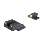Ameriglo Trooper Sight Set w/ Green Tritium Rear & Green Tritium Dot with LumiGreen Outline Front for S&W Bodyguard 2.0 SWBG-822 - Additional Image 2