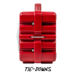 Turtlebox GameDay Series 2.0 Original Outdoor Bluetooth Speaker w/ Party Mode, Waterproof, 25hr Battery, Crimson/White TB-ORIG-G3-CRIM-WHT-CRIM-2 - Additional Image 1