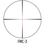 March Compact Tactical Shorty Gen II 1-10x24mm FFP FMC-3 Reticle 0.1MIL 6Level Illum Riflescope w/Shuriken Dial Lock D10SV24FIMLX-FMC-3 - Reticle Image 1