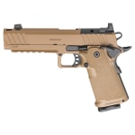 Springfield Armory 1911 DS Prodigy 9mm 5"Bbl Coyote Brown Handgun w/AOS Plate, U-Notch Trit Sights, Comp, 1x17rd & 1x20rd Mags PH9119AOSCB-COMP - Additional Image 3