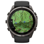 Garmin Fenix 9 Pro 51mm Carbon Gray DLC Titanium Smartwatch w/ Built-In Flashlight, AMOLED Display, Black-Pebble Gray Silicone Band 010-04337-15 - Additional Image 6