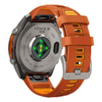Garmin Fenix 9 Pro 47mm Titanium Smartwatch w/ Built-In Flashlight, AMOLED Display, Autumn Orange-Spark Orange Silicone Band 010-04336-05 - Additional Image 10