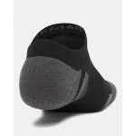 Under Armour Adult Unisex Performance Tech Ultimate Black/Jet Gray No-Show Socks 6015142-01000 - Additional Image 2