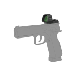 Vector Optics Frenzy F3 26x32mm Multi-Reticle Green Dot EDC Sight GIN Footprint with Auto On/Off, NV Settings, Side-Load Battery SCRD-GM79 - Additional Image 11
