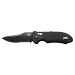 Benchmade Auto Triage AXIS Drop-Point HK GB Black Aluminum & G10 Knife 9170SBK