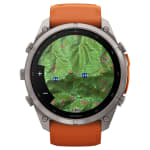 Garmin Fenix 9 Pro 51mm Titanium Smartwatch w/ inReach, AMOLED Display, Autumn Orange-Spark Orange Silicone Band 010-04337-00 - Additional Image 9