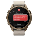Garmin Fenix 9 Pro 43mm Autumn Gold Ti Smartwatch w/inReach Premium,AMOLED Display,Bone Leather Band&Cream-French Gray Silicone Band 010-04335-40 - Additional Image 6