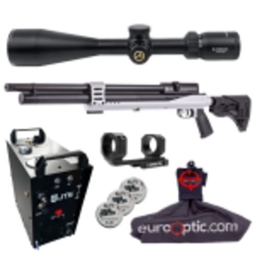 JTS Airacuda PRS MAX .30 Air Rifle w/ 3.25g Pellets, Athlon Argos HMR Scope & Mount, 6200psi Compressor, Spudz Cleaning Cloth JAGPRSM30S-KIT-134-2140 - Main Image