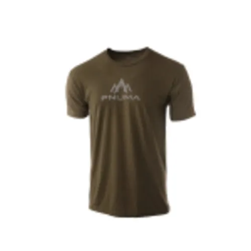 Pnuma Outdoors Lifestyle Logo Mark Tee, Military Green Color 3XL PSSLMMGXXX
