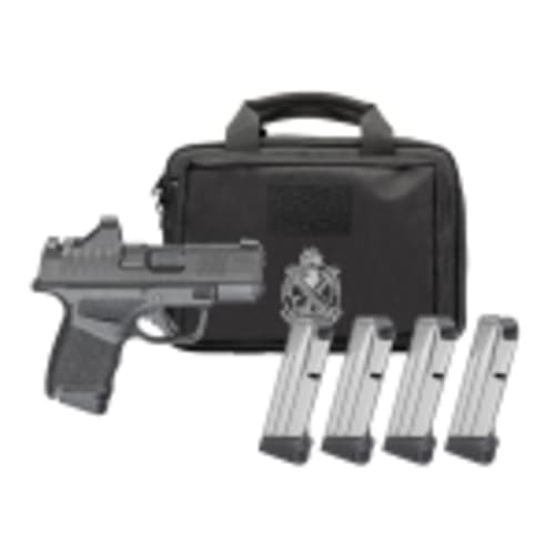 Springfield Armory Hellcat 9mm 3" Bbl Black Handgun w/ Viridian RFX11 Optic, Pistol Bag, 4x10rd Mags HC9319BOSPLC-PAC - Main Image