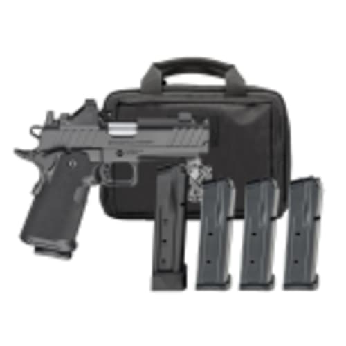 Springfield Armory 1911 DS Prodigy 9mm 4.25" Bbl Black Handgun w/ Viridian RFX11 Optic, Pistol Bag, 4x10rd Mags PH9117AOSLC-COMP-PAC - Main Image