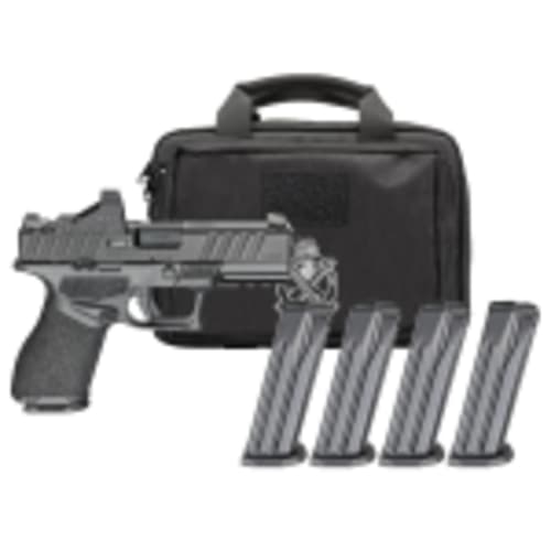 Springfield Armory Echelon Alpha 4.0C 9mm 4" Bbl Black Handgun w/ Viridian RFX11 Optic, Pistol Bag, 4x15rd Magazines ECA9409B-PAC - Main Image