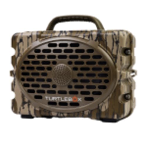 Turtlebox Original Gen 3 Outdoor Waterproof Speaker Mossy Oak Bottomland w/ Party & TWS Mode, 25hr Battery TB-ORIG-G3-BOTTOMLAND-MO BTTM-BRN-BRN-1 - Main Image